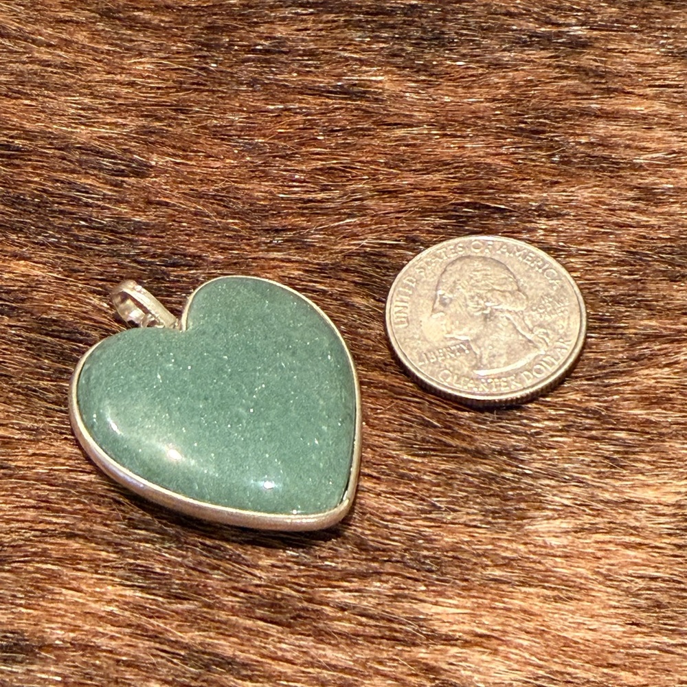 Aventurine Heart Pendant